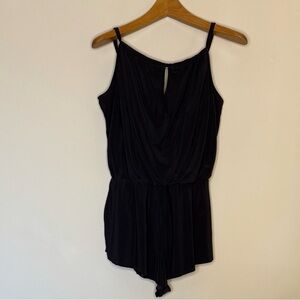 Aqua Green Women's Swimsuit XL Black One Piece with Pockets